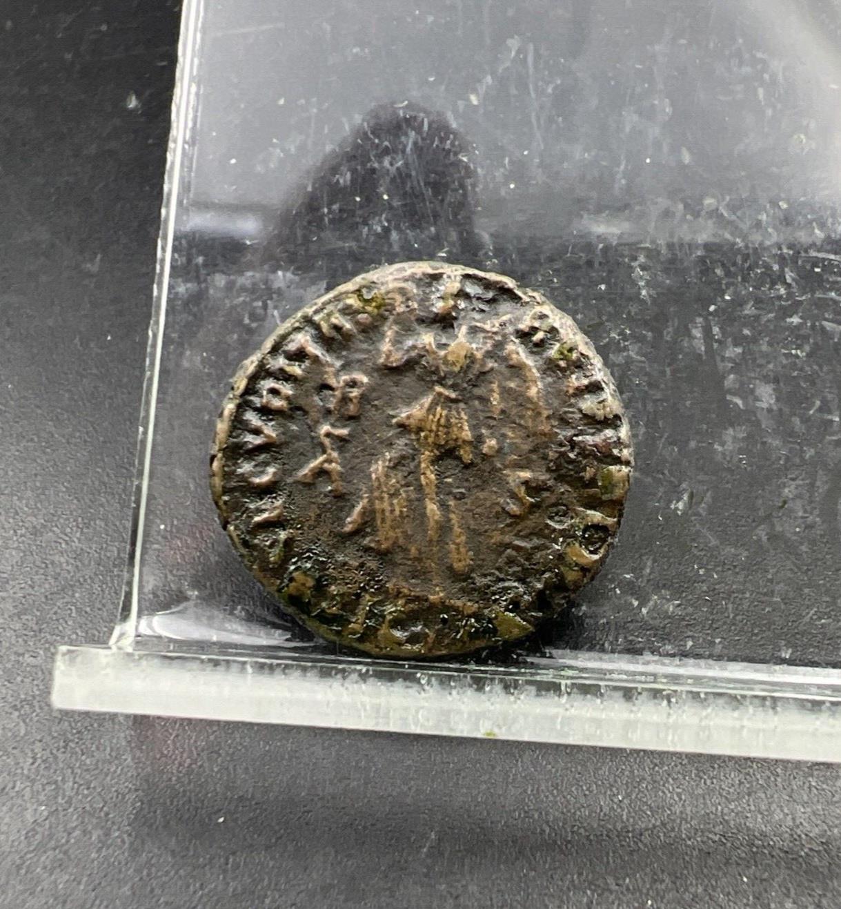 VALENS c. 364 - 367 AD Æ AE 3 Roman Bronze Nummus VG Circ SKU#32124W