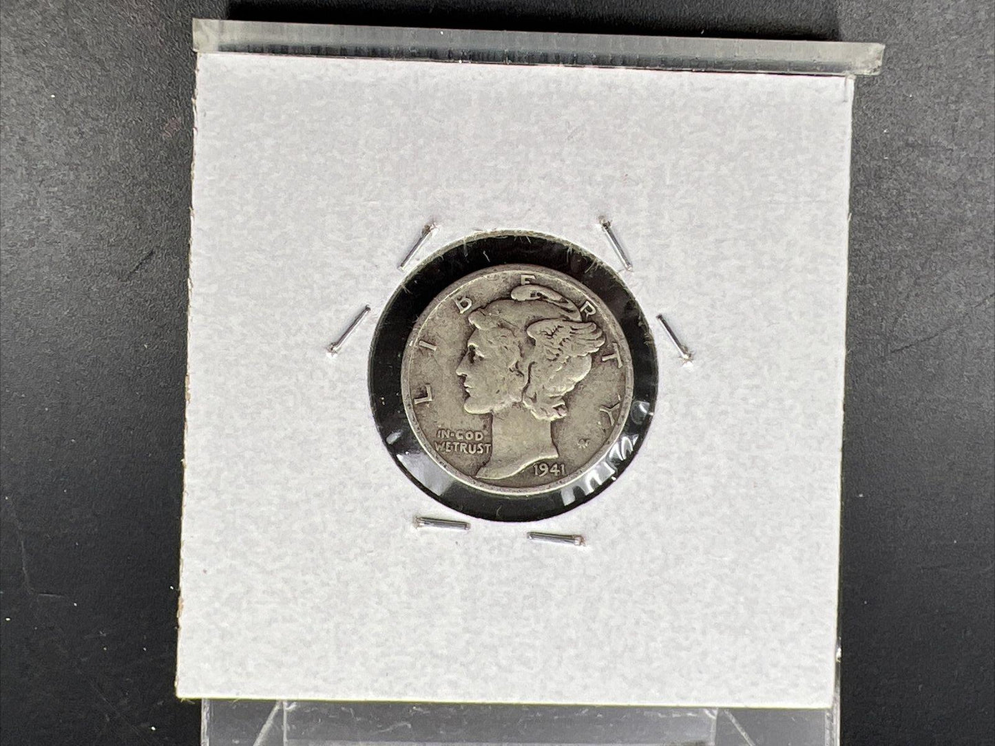 1941 s Mercury Dime Coin Silver Variety S/S RPM Repunched Mint Mark AVG Circ