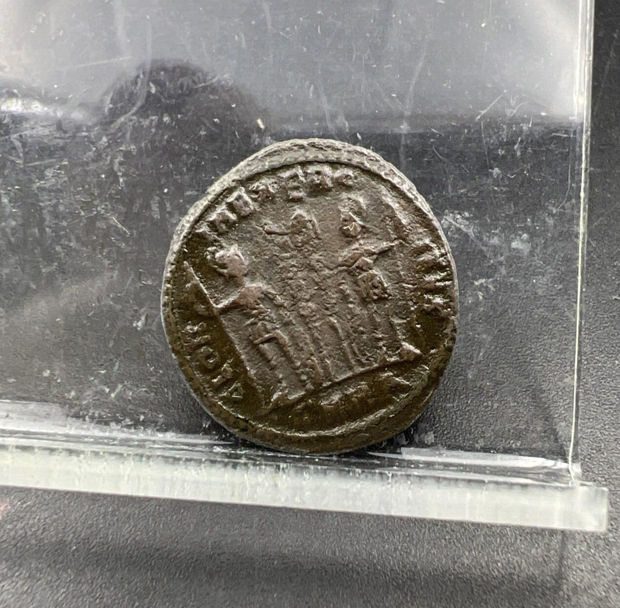 Constantius II Nummus Ancient Roman Bronze Coin c. 330 - 336 AD Fine SKU32124AB