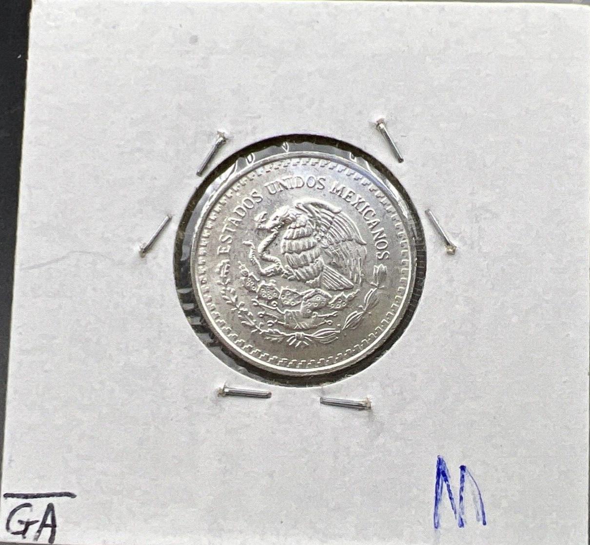 2000 Mexico Libertad 1/10 ounce Silver Coin Pure Silver .999 Some Toning #M324