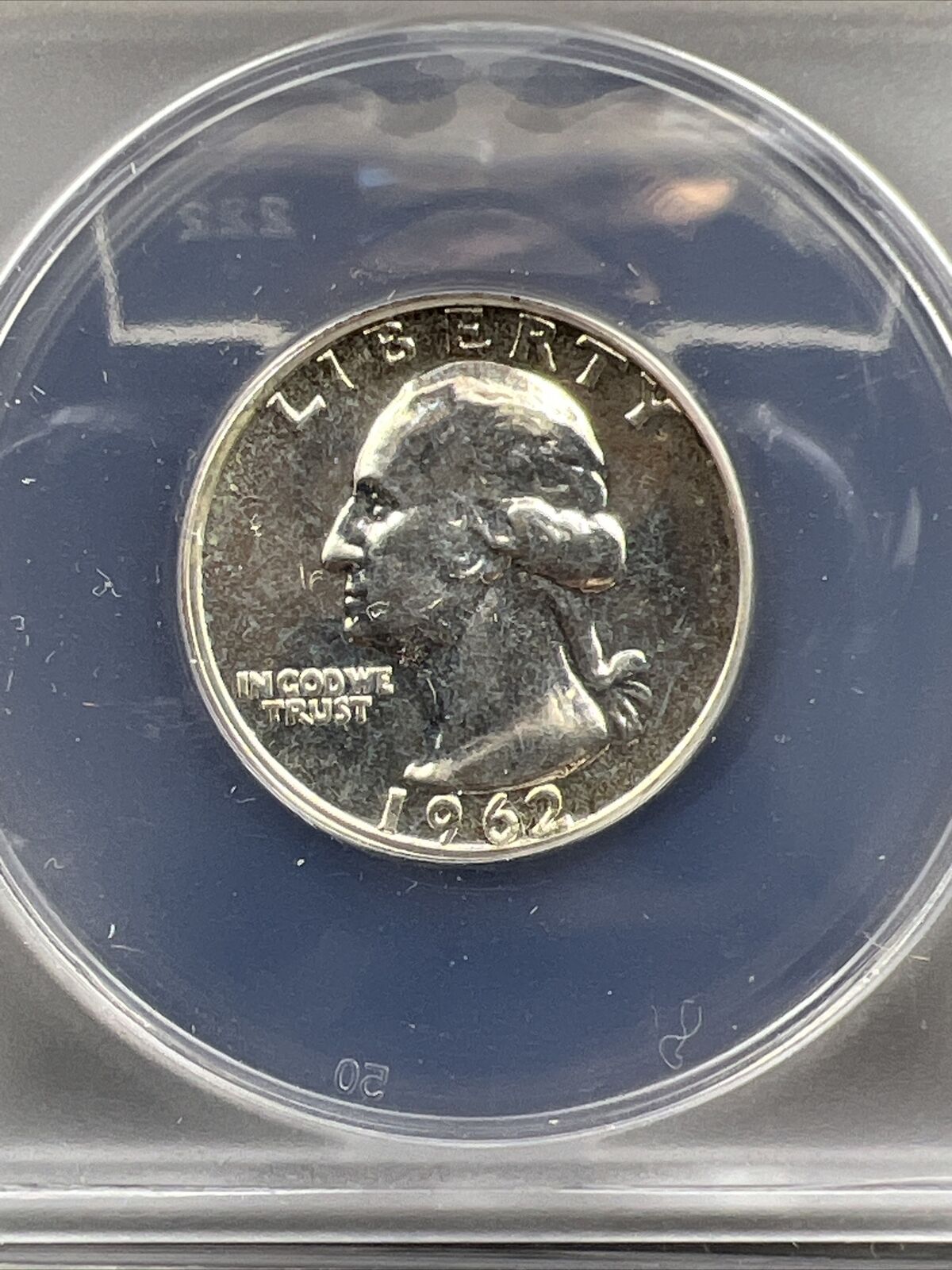 1962 25c Washington Silver Quarter Coin PF67 Gem Proof Certified
