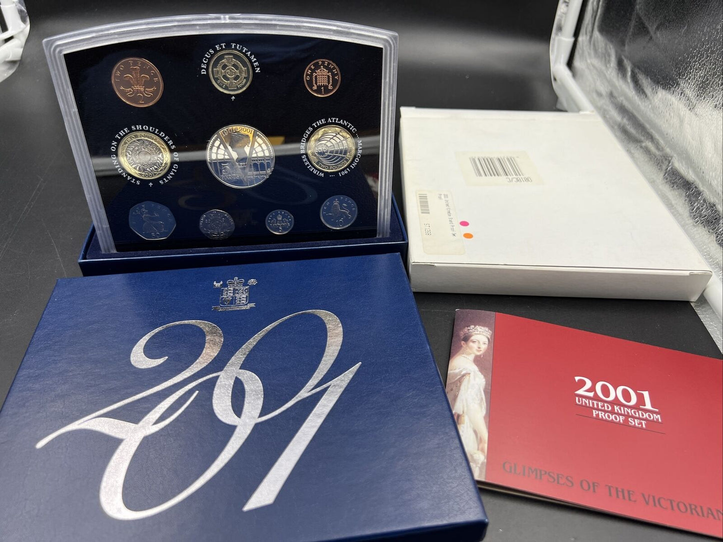 2001 United Kingdom Proof Coin Set OGP