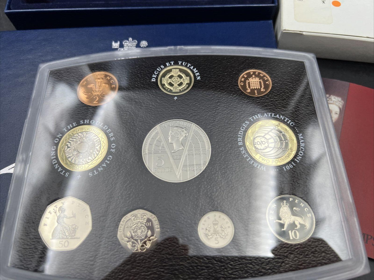 2001 United Kingdom Proof Coin Set OGP
