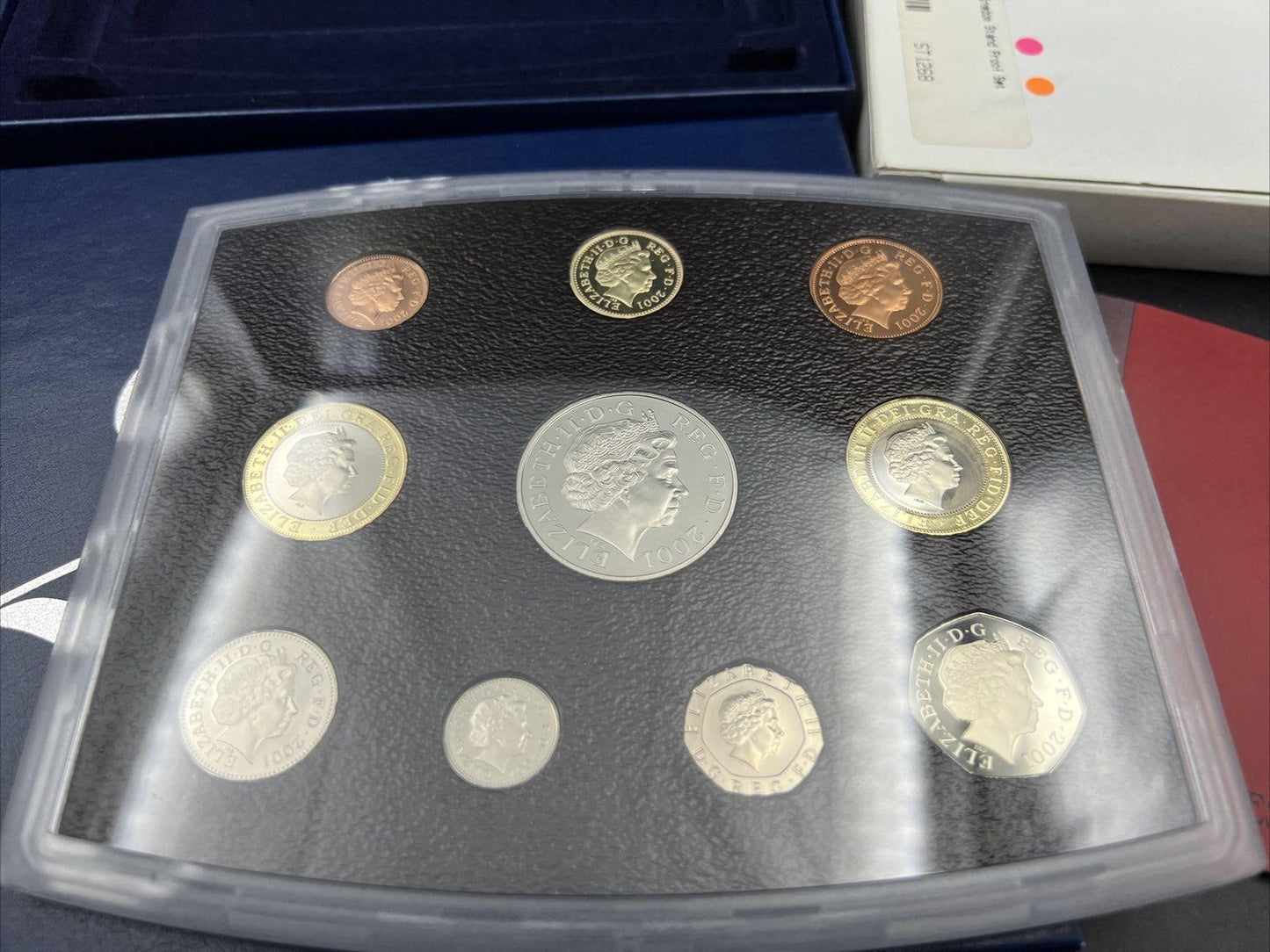 2001 United Kingdom Proof Coin Set OGP