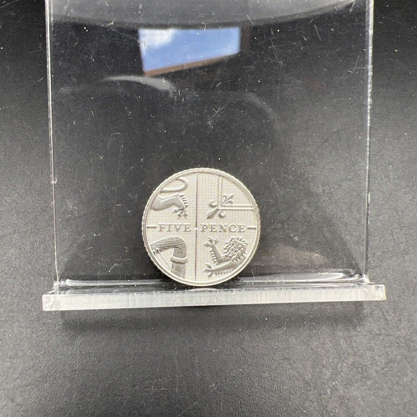 2008 Piedfort 5p United Kingdom Sterling Silver 5 Pence Coin Gem Royal Mint #1