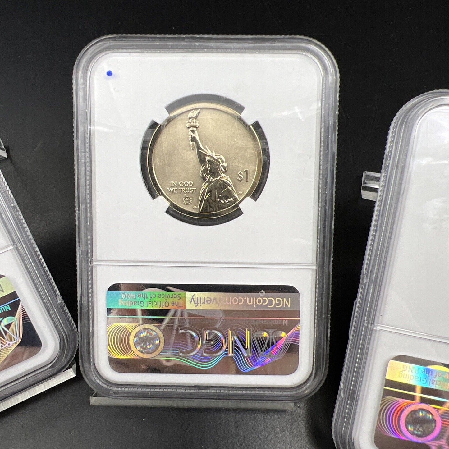 Lot of 4 PF70 NGC 2020 2019 Innovation Dollars Gerber Hubble Clark & Stars