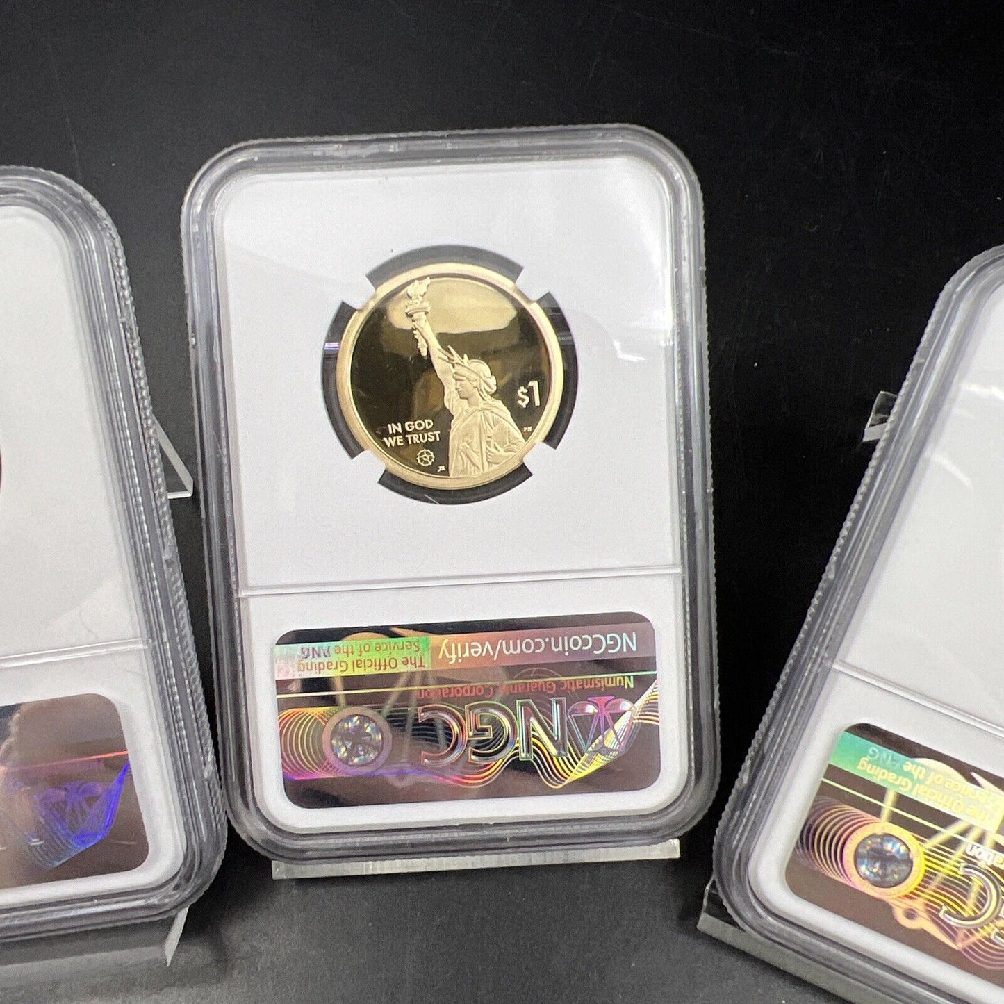 Lot of 4 PF70 NGC 2020 2019 Innovation Dollars Gerber Hubble Clark & Stars