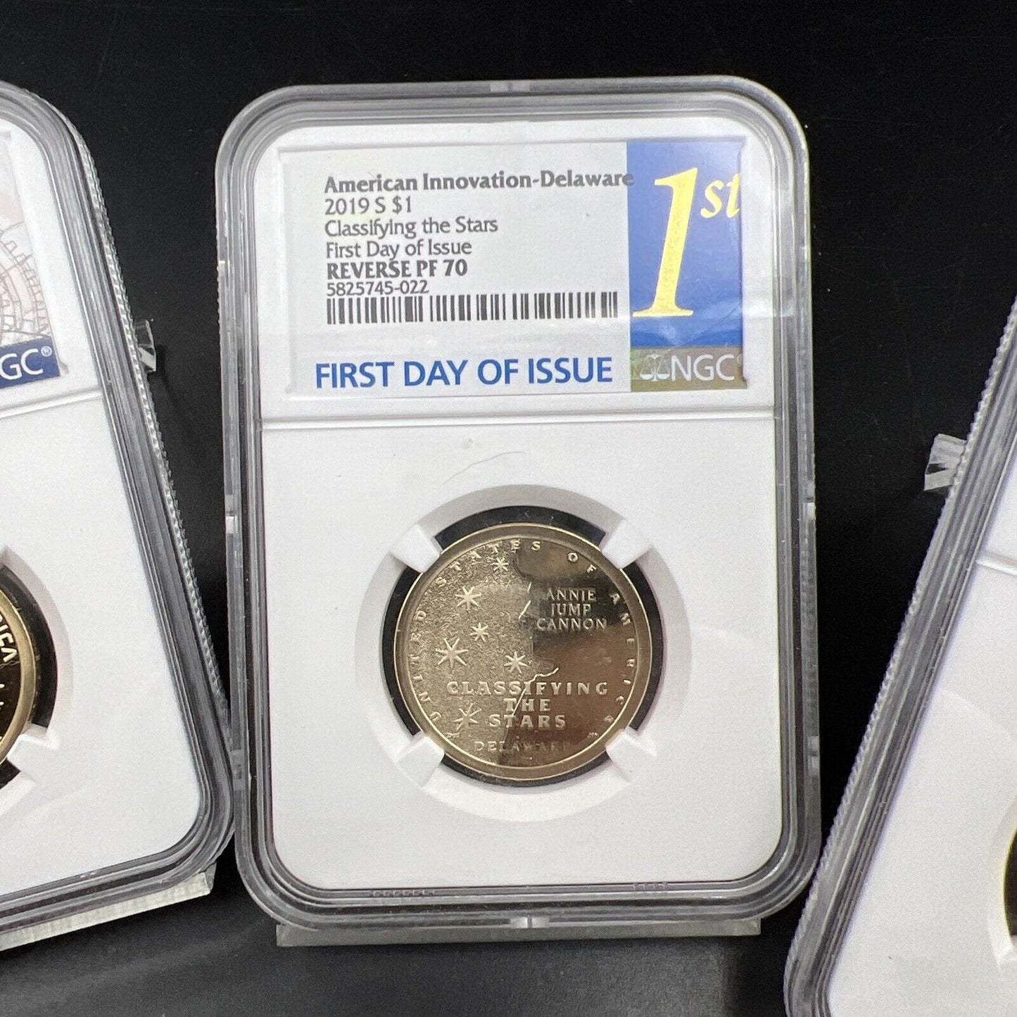 Lot of 4 PF70 NGC 2020 2019 Innovation Dollars Gerber Hubble Clark & Stars
