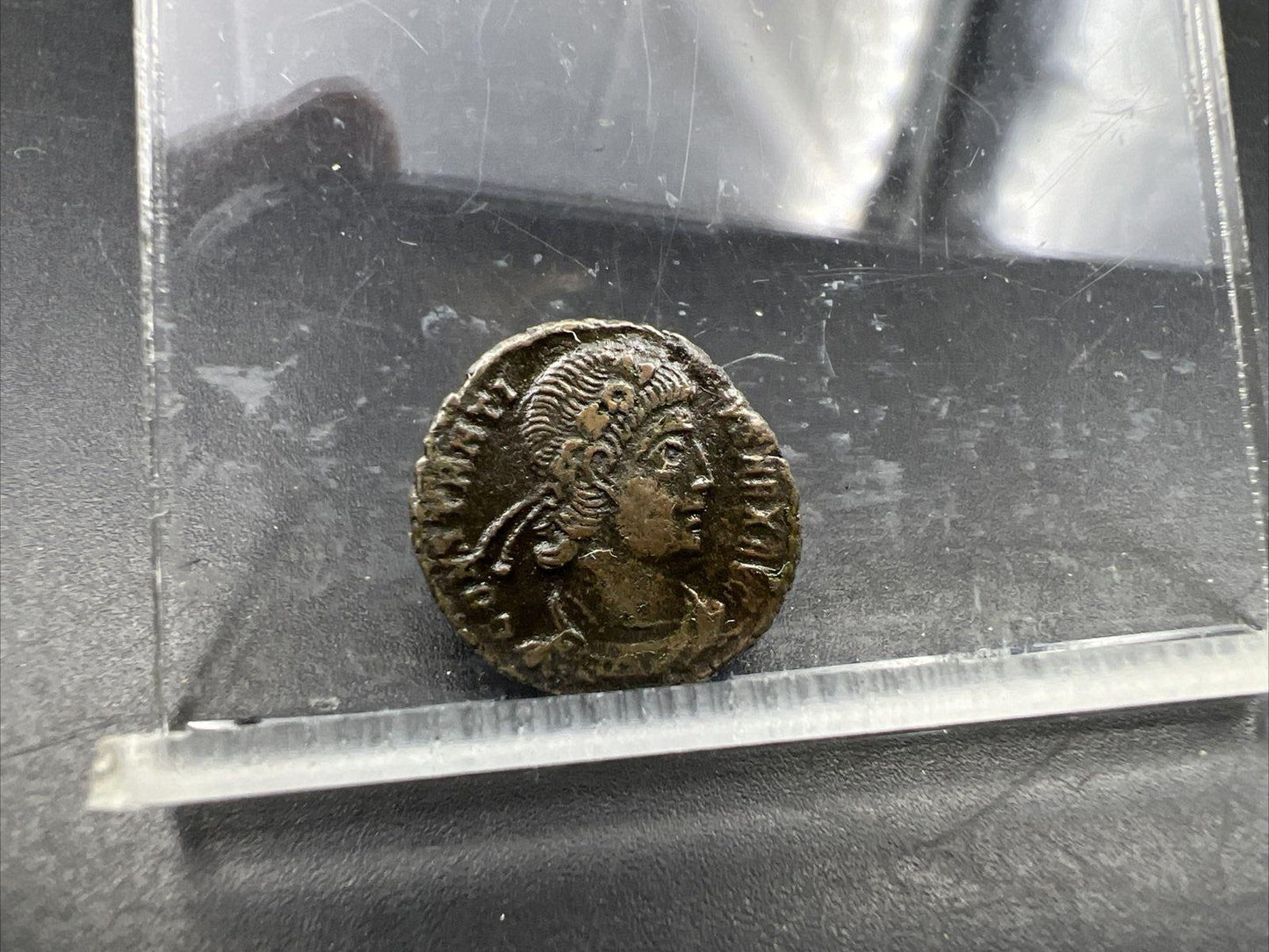 Constantius II 336 - 337 Ancient Roman AE 4 Bronze Coin Fine SKU#ZSLD52224 🔍