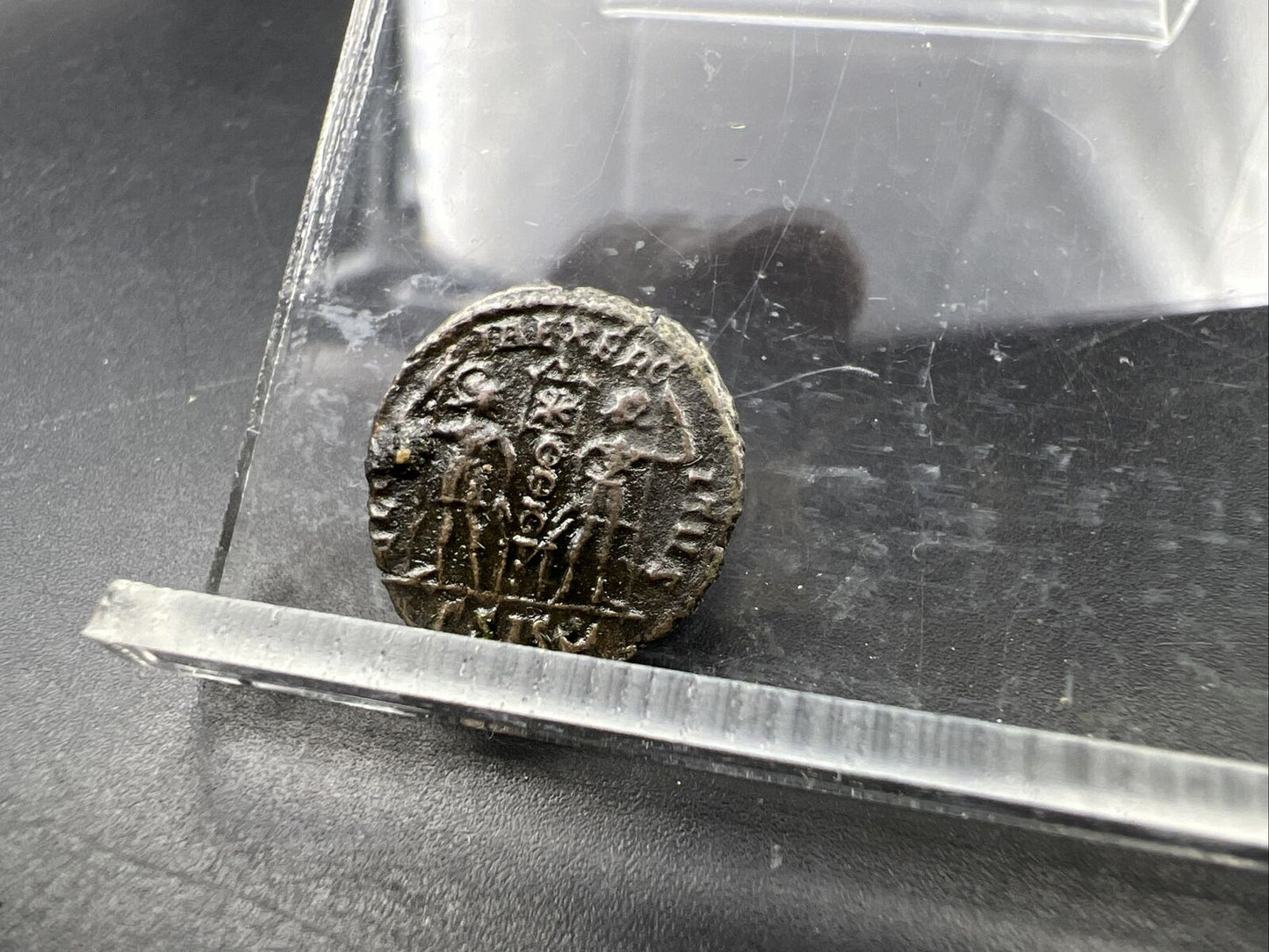 Constantius II 336 - 337 Ancient Roman AE 4 Bronze Coin Fine SKU#ZSLD52224 🔍