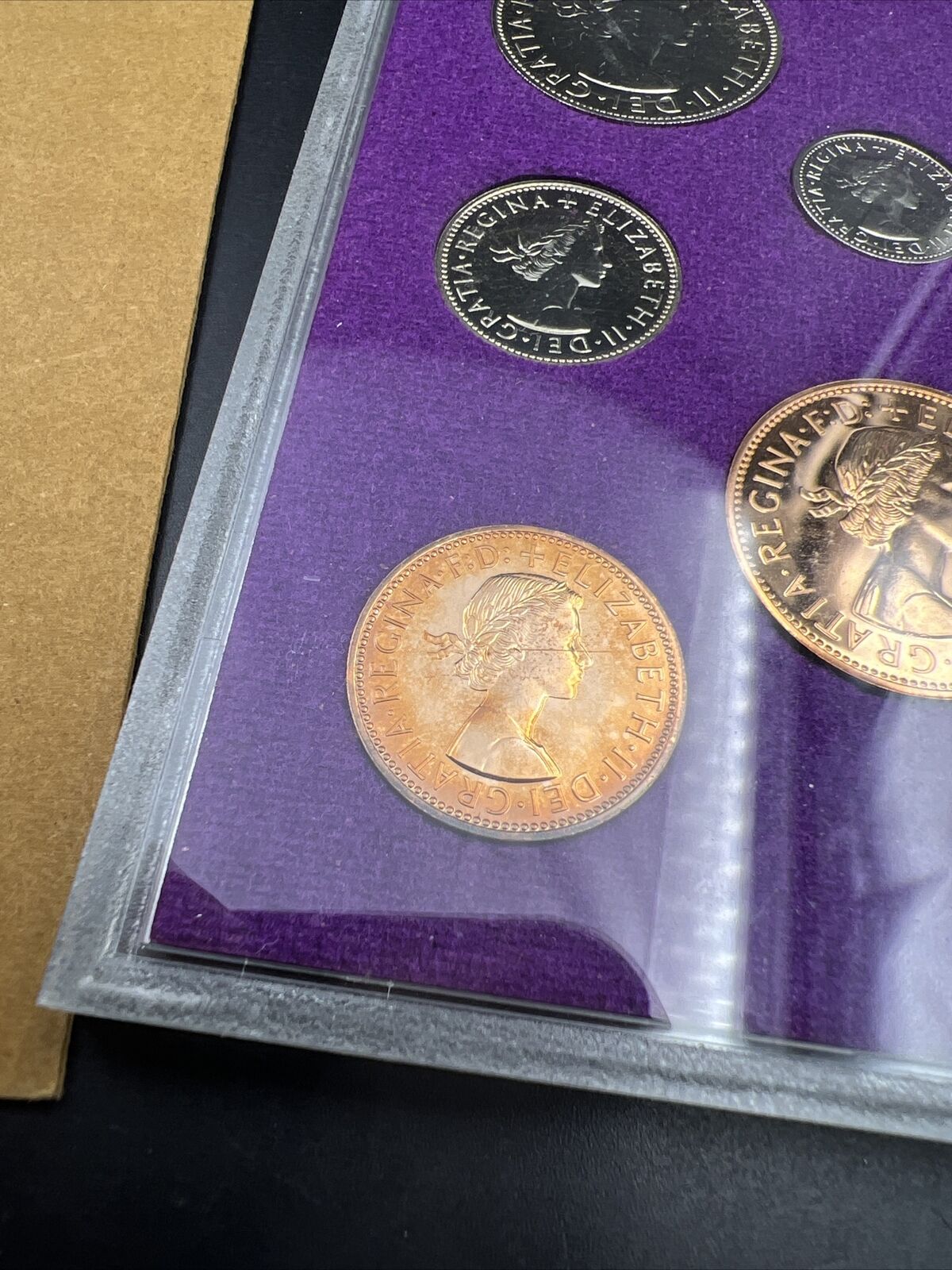 The Decimal Coinage of Great Britain Northern Ireland 1970 Coin Set Neat Toning