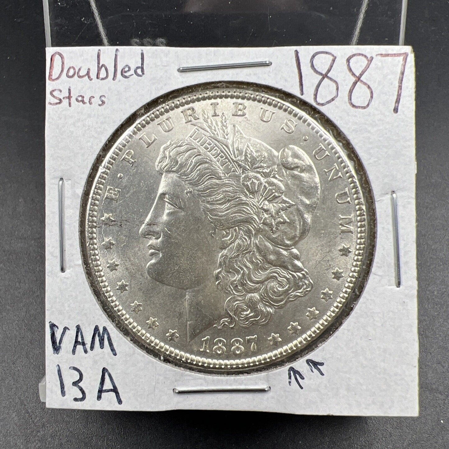 1887 P $1 Morgan Silver Dollar Coin Choice BU UNC VAM 13A Variety DDO & RPM