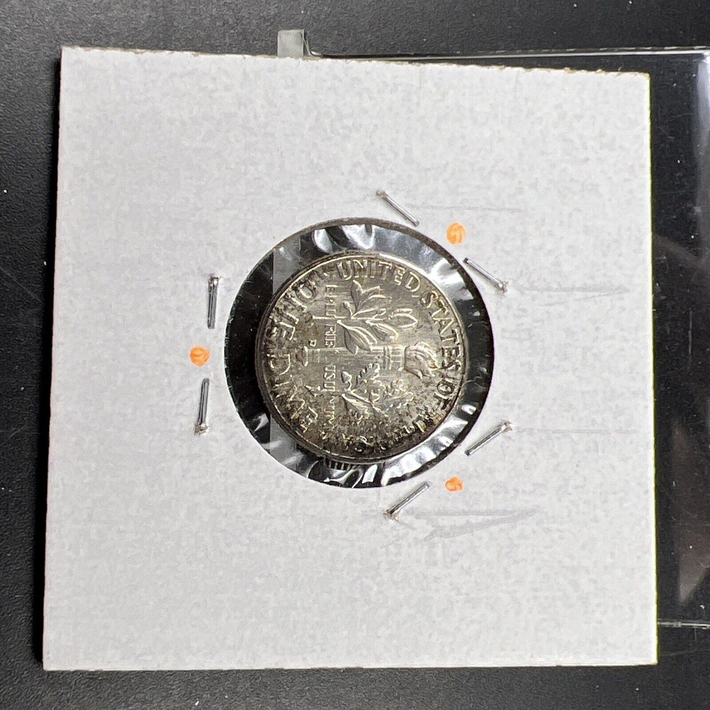 1964 D 10c Roosevelt Dime Coin CH BU Nice Amber Toning Original Toner SKU#OG3