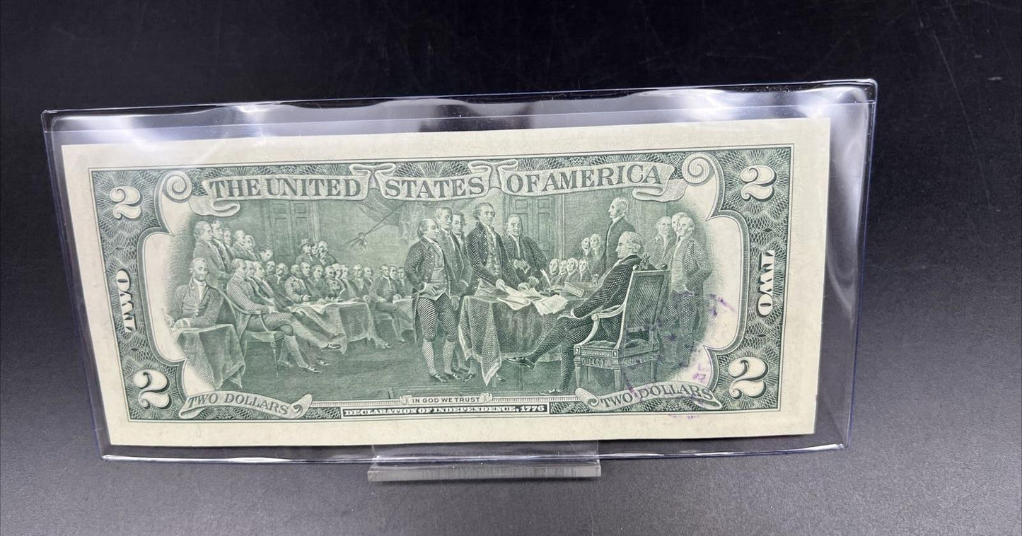 Two Consecutive 1976 $2 Atlanta District FRN Bicentennial Postal Notes #431