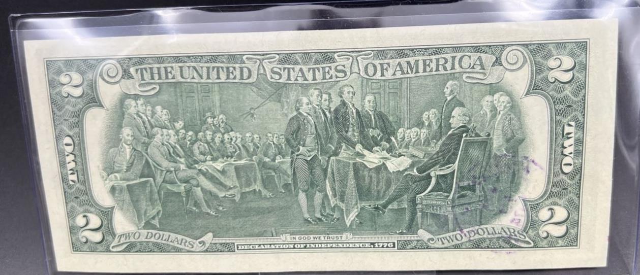 Two Consecutive 1976 $2 Atlanta District FRN Bicentennial Postal Notes #431