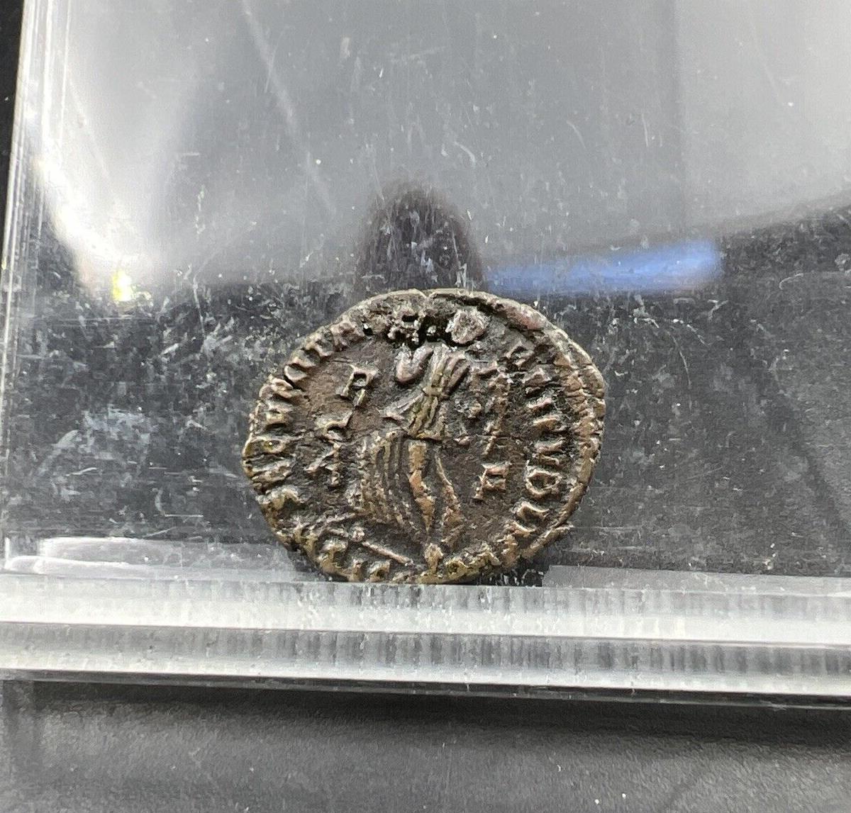 c. 364 - 378 AD Emperor Valens Ancient Roman AE 3/4 Nummus Coin VF Circ #372YY
