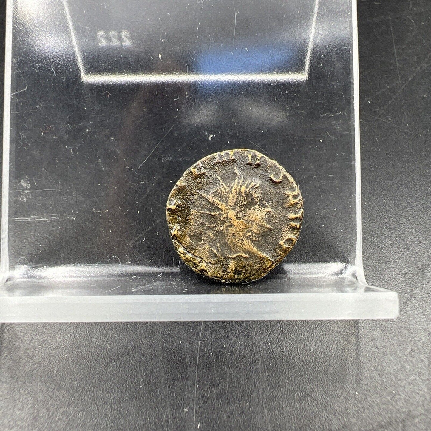 Ancient Roman Bronze Coin Circulated condition uncleaned - SKU #LA1124LA