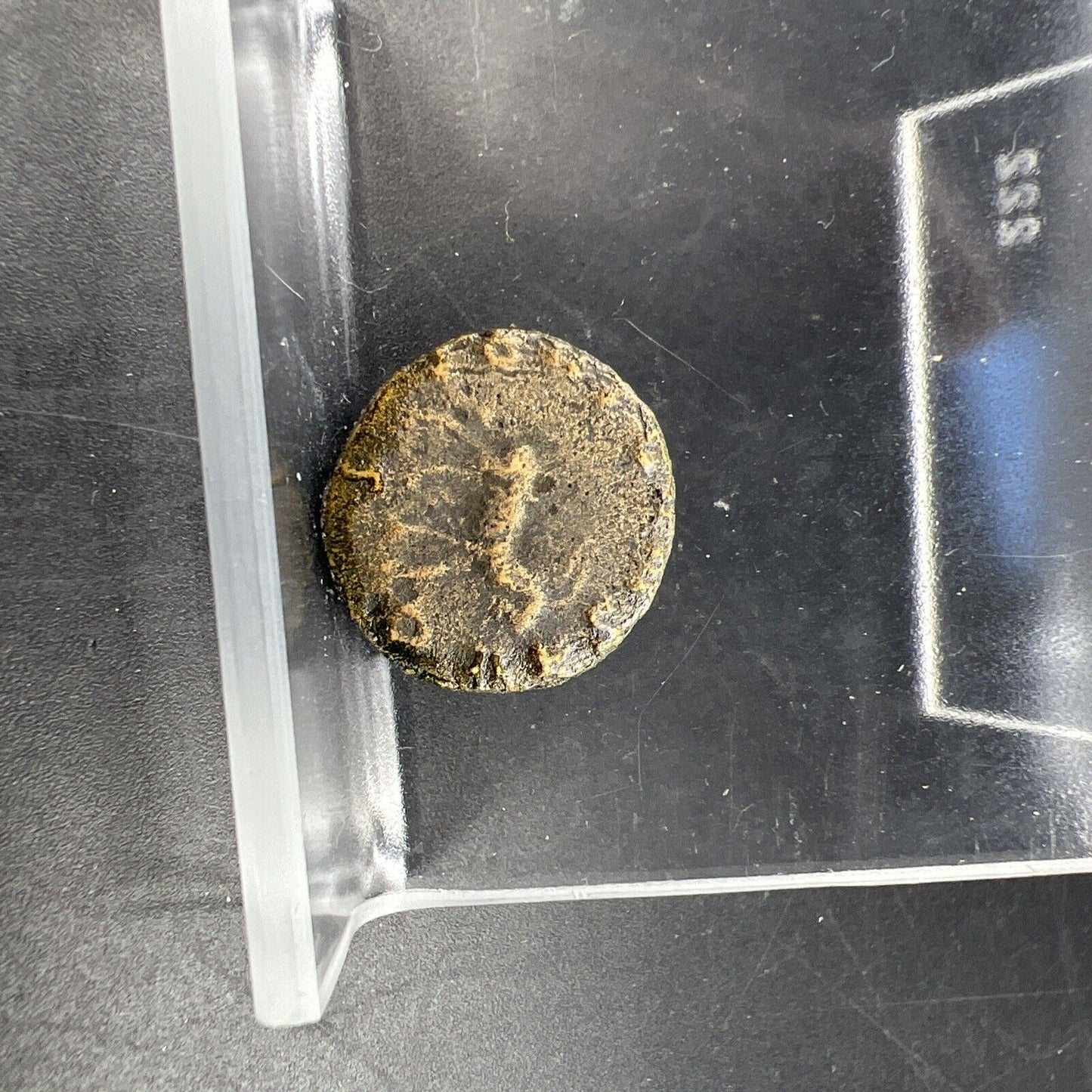 Ancient Roman Bronze Coin Circulated condition uncleaned - SKU #LA1124LA