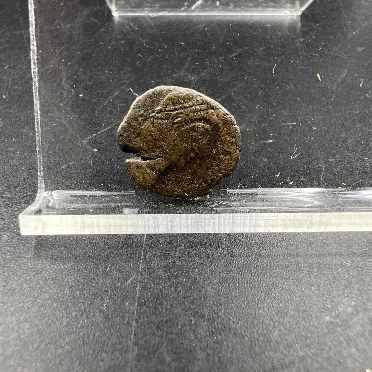Constantinus I AE 4 Ancient Roman Bronze Coin c. 321 - 383 AD Very Circ #AT24
