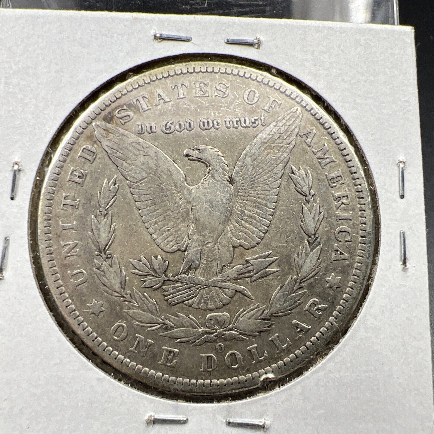 1884 P $1 Morgan Dollar Coin XF Details neat toning obverse
