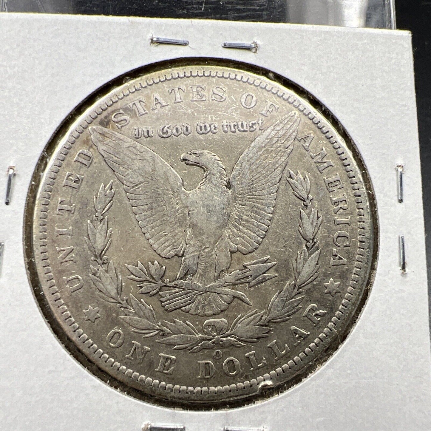 1884 P $1 Morgan Dollar Coin XF Details neat toning obverse