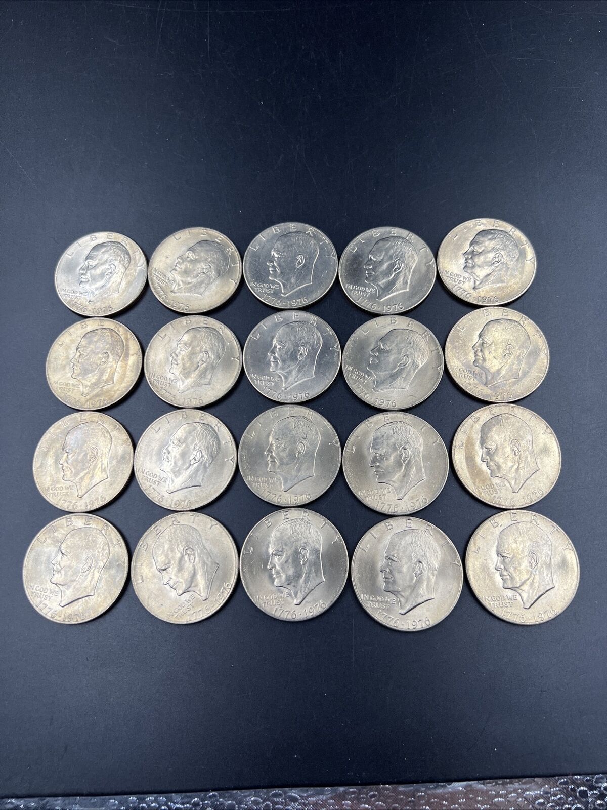 1976 P $1 Type 2 Ike Eisenhower CLAD Dollar 20 Coin Choice BU UNC Roll (exact B)