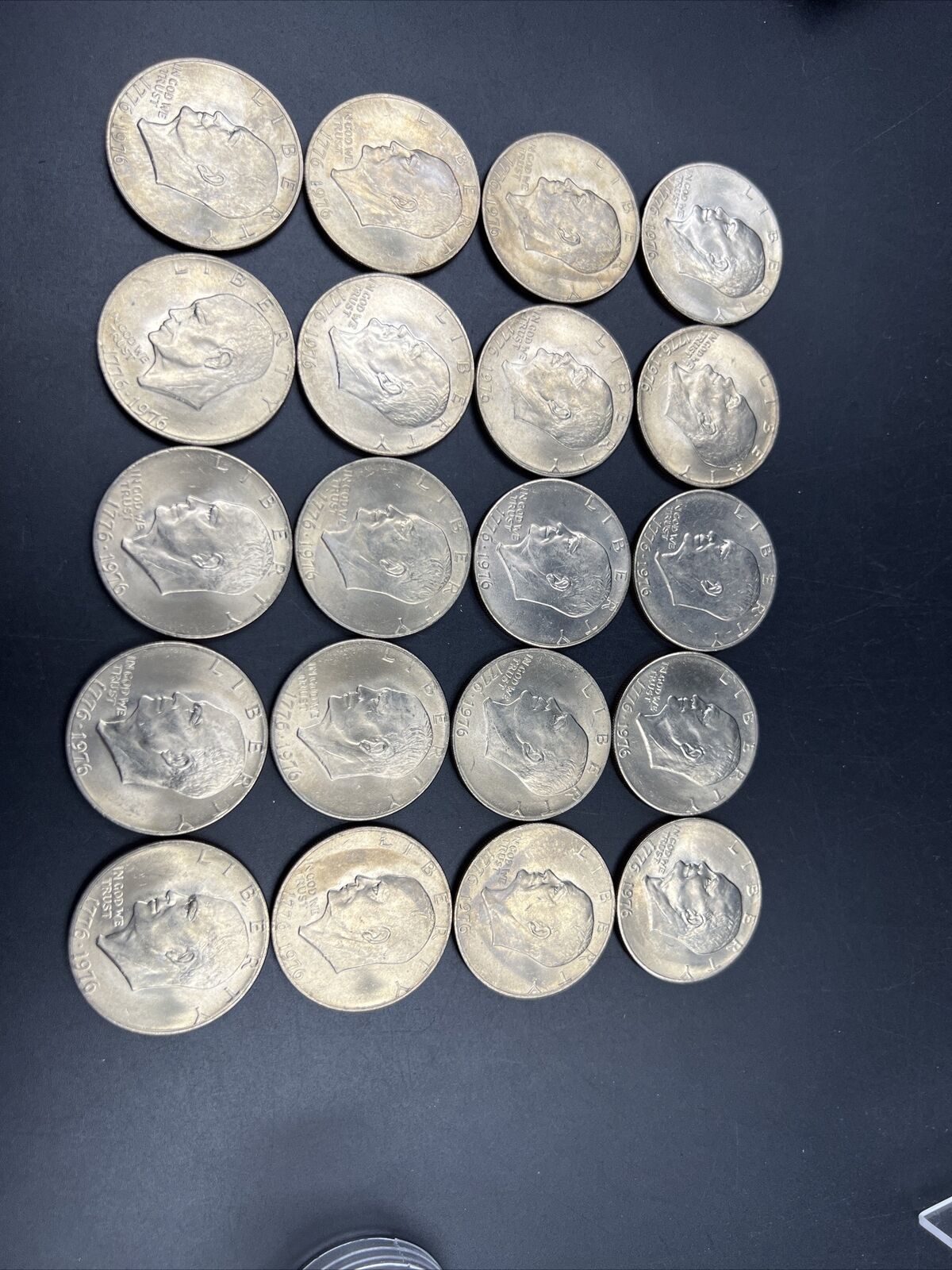 1976 P $1 Type 2 Ike Eisenhower CLAD Dollar 20 Coin Choice BU UNC Roll (exact B)
