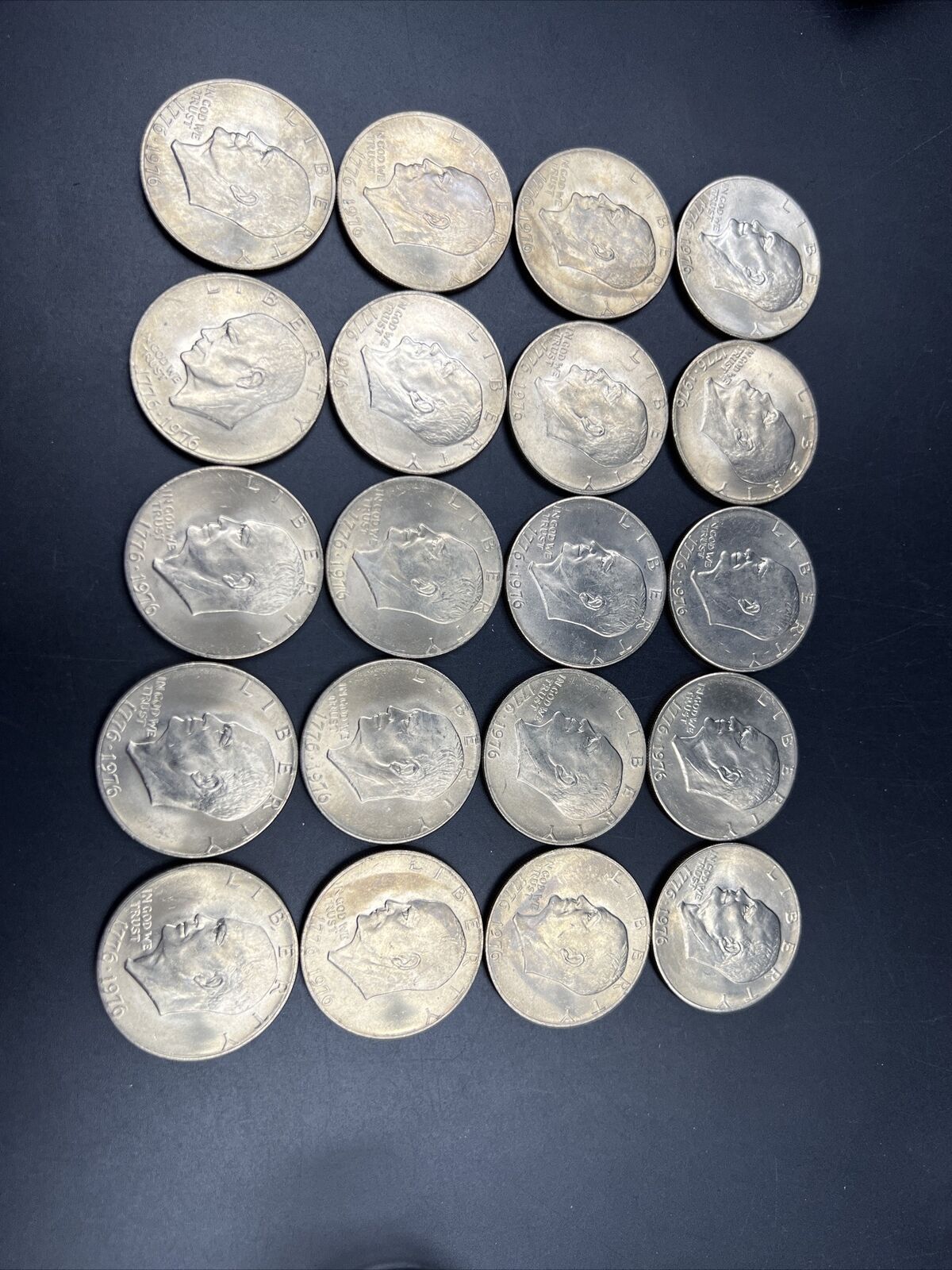 1976 P $1 Type 2 Ike Eisenhower CLAD Dollar 20 Coin Choice BU UNC Roll (exact B)