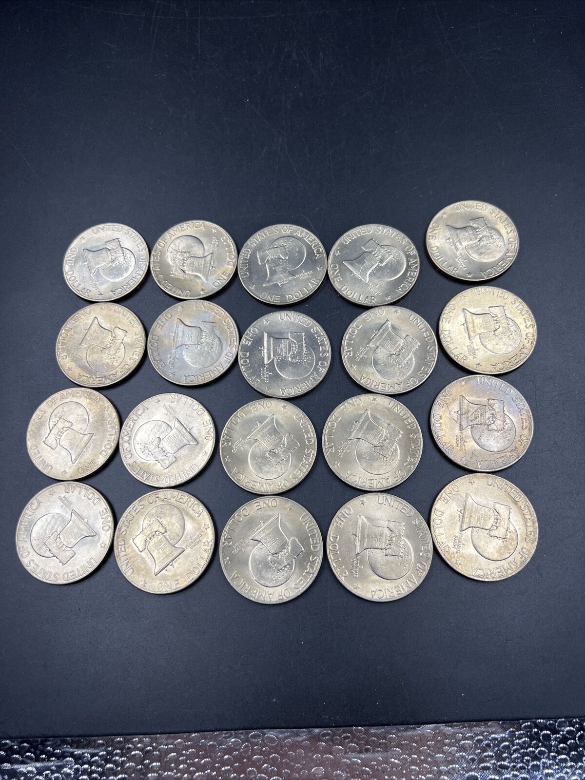 1976 P $1 Type 2 Ike Eisenhower CLAD Dollar 20 Coin Choice BU UNC Roll (exact B)