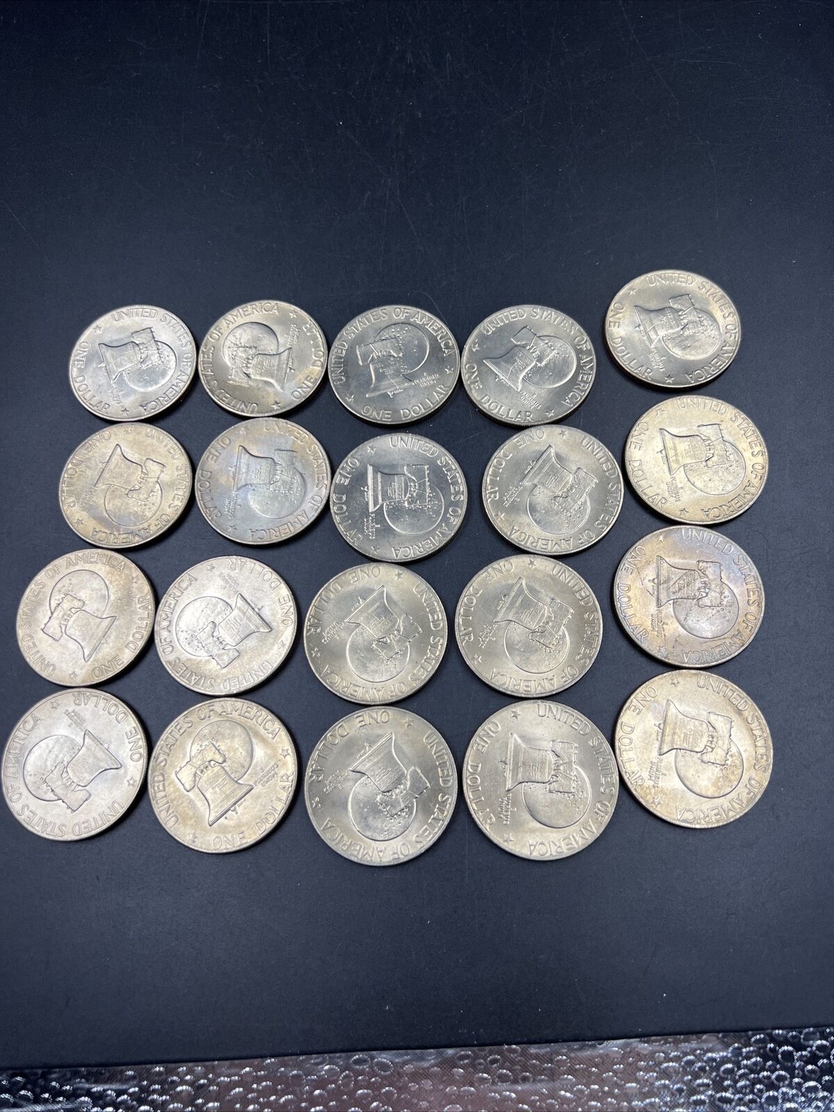1976 P $1 Type 2 Ike Eisenhower CLAD Dollar 20 Coin Choice BU UNC Roll (exact B)