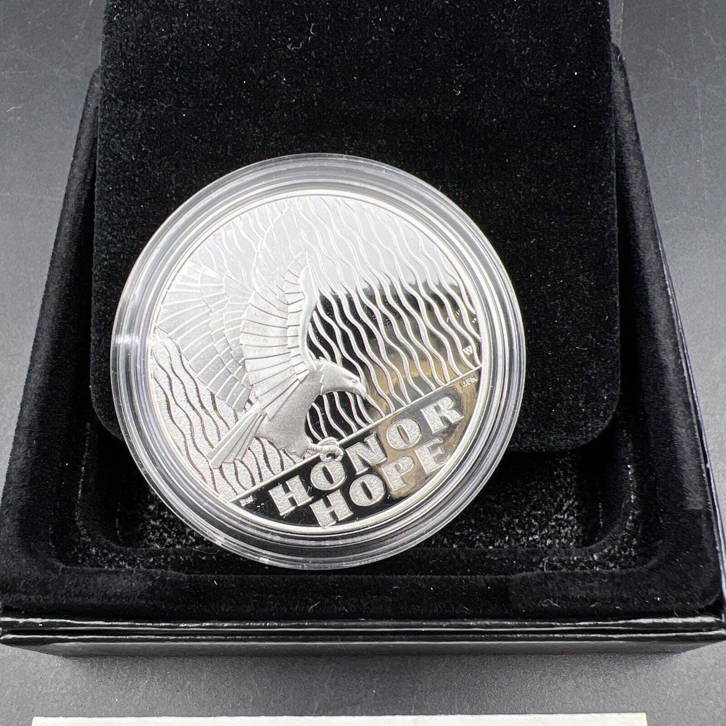 2011 US Mint September 11 National Medal Silver Proof OGP 1 Oz