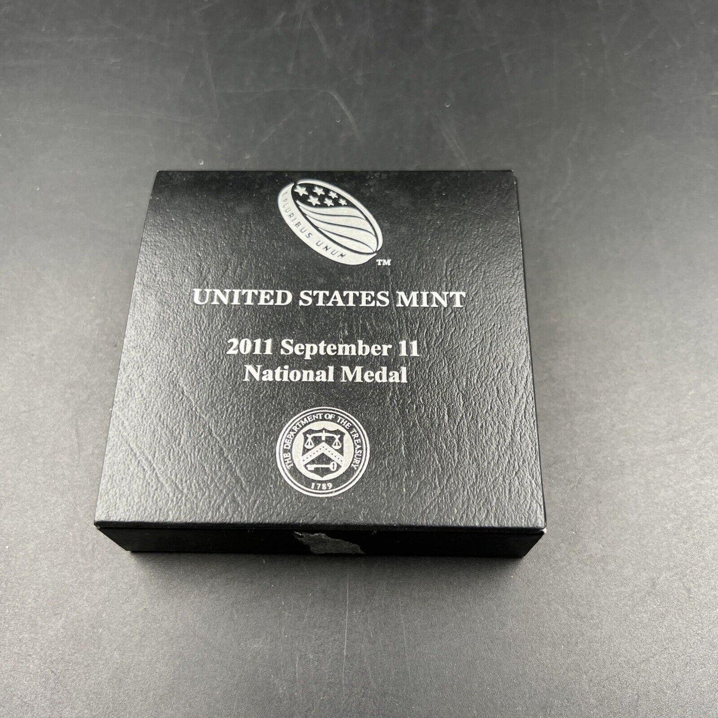 2011 US Mint September 11 National Medal Silver Proof OGP 1 Oz
