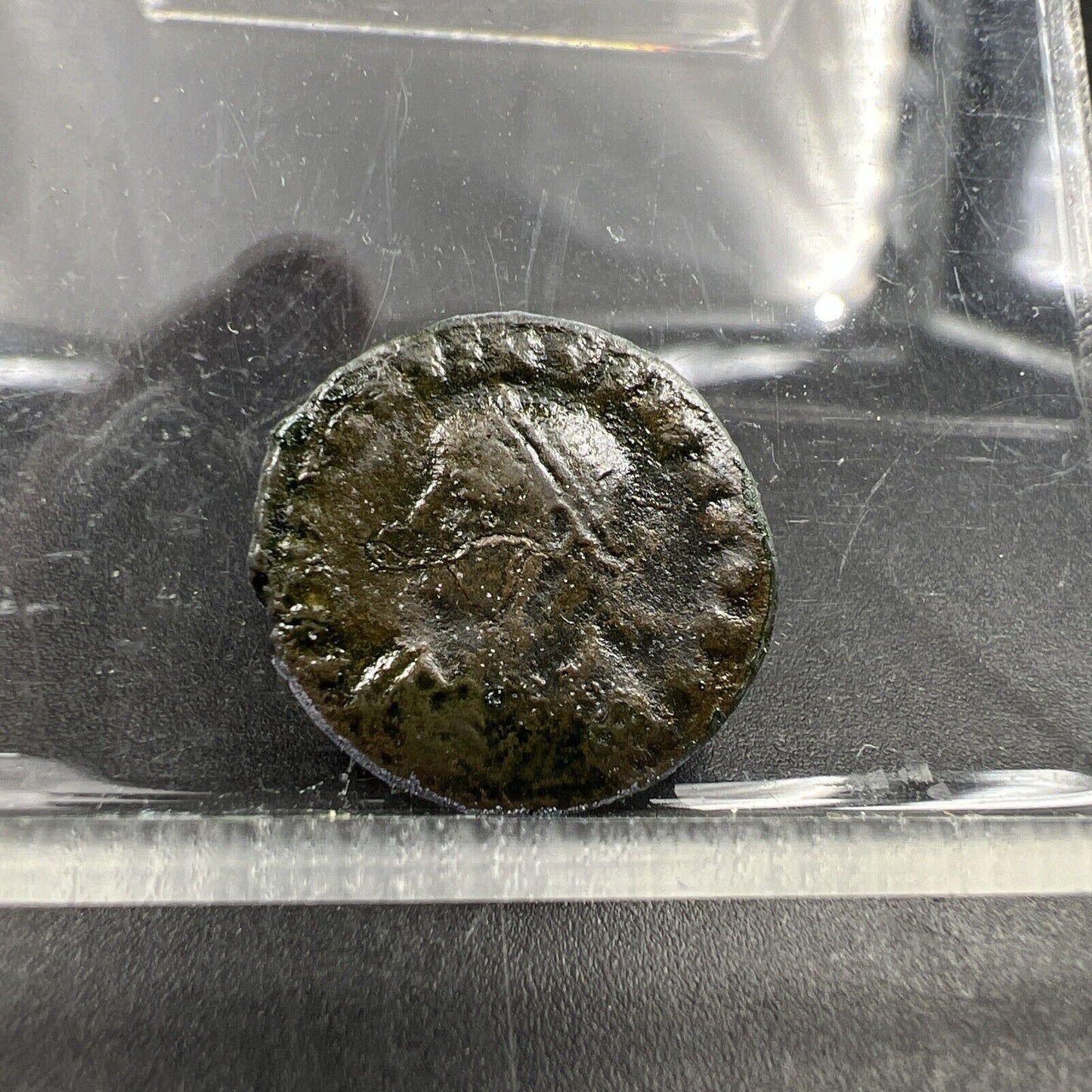 Ancient Roman Bronze Coin Circulated condition uncleaned - SKU #BAC11324BAC