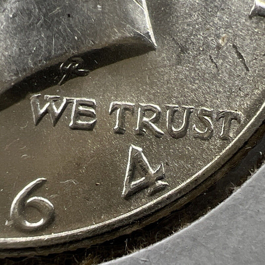 1964 D Kennedy Variety Half Dollar Coin CH BU UNC TDO Triple Die Obverse FS-103