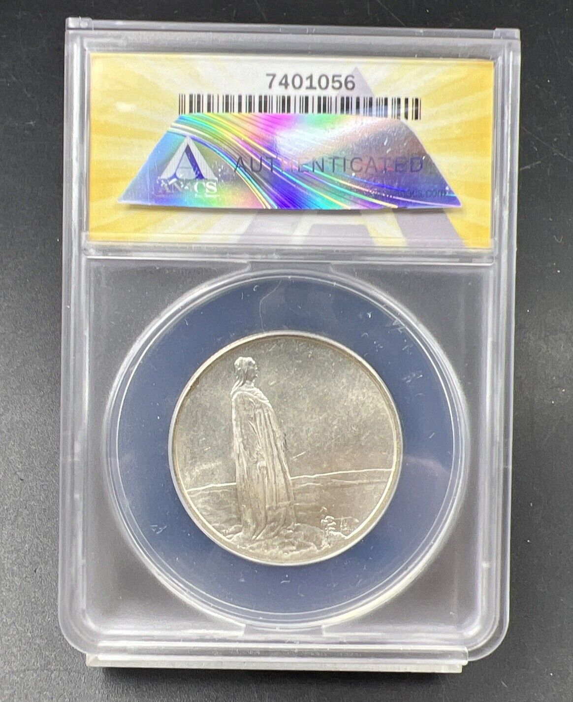 1914 Norway 2 Kroner Silver Coin ANACS MS61 BU UNC Certified