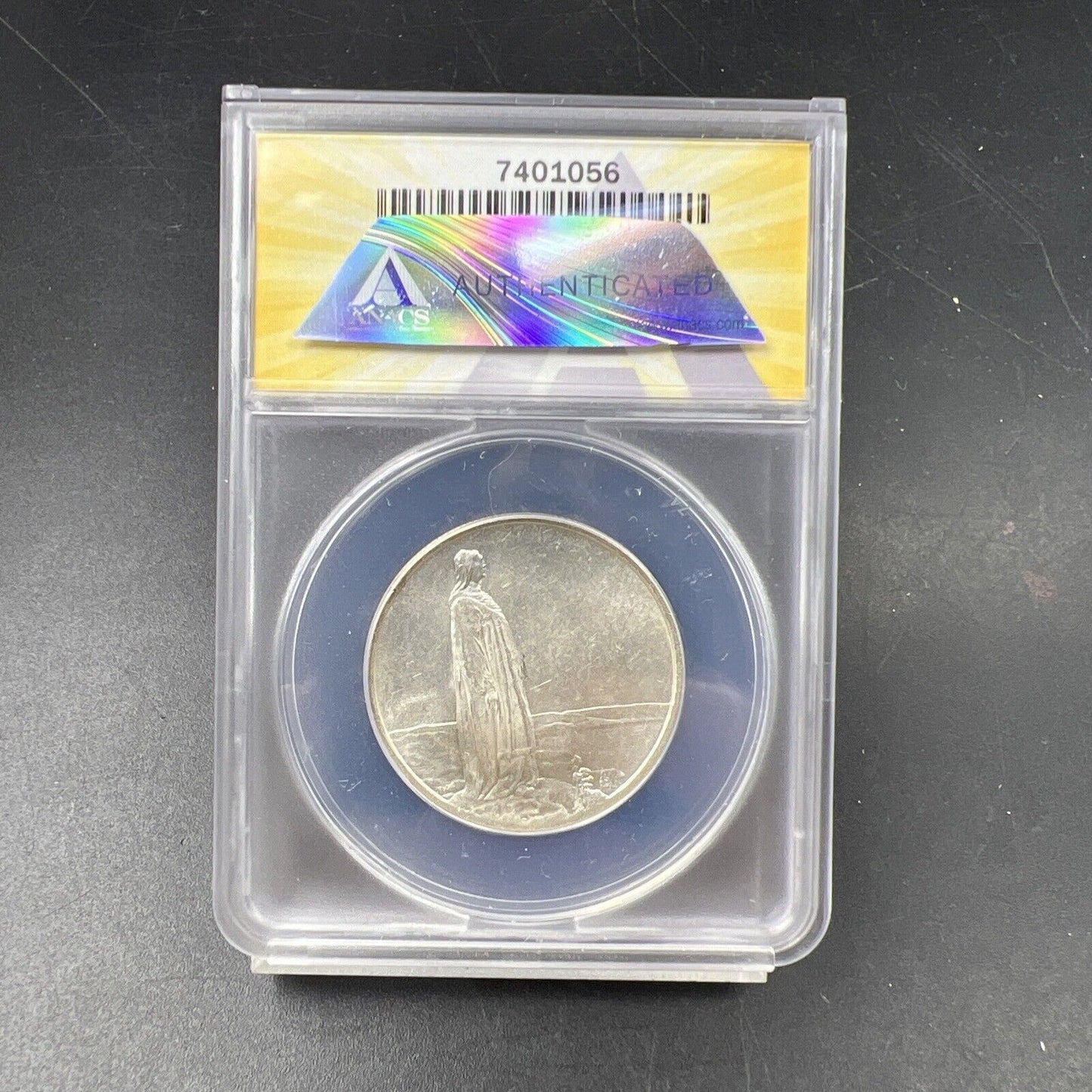 1914 Norway 2 Kroner Silver Coin ANACS MS61 BU UNC Certified