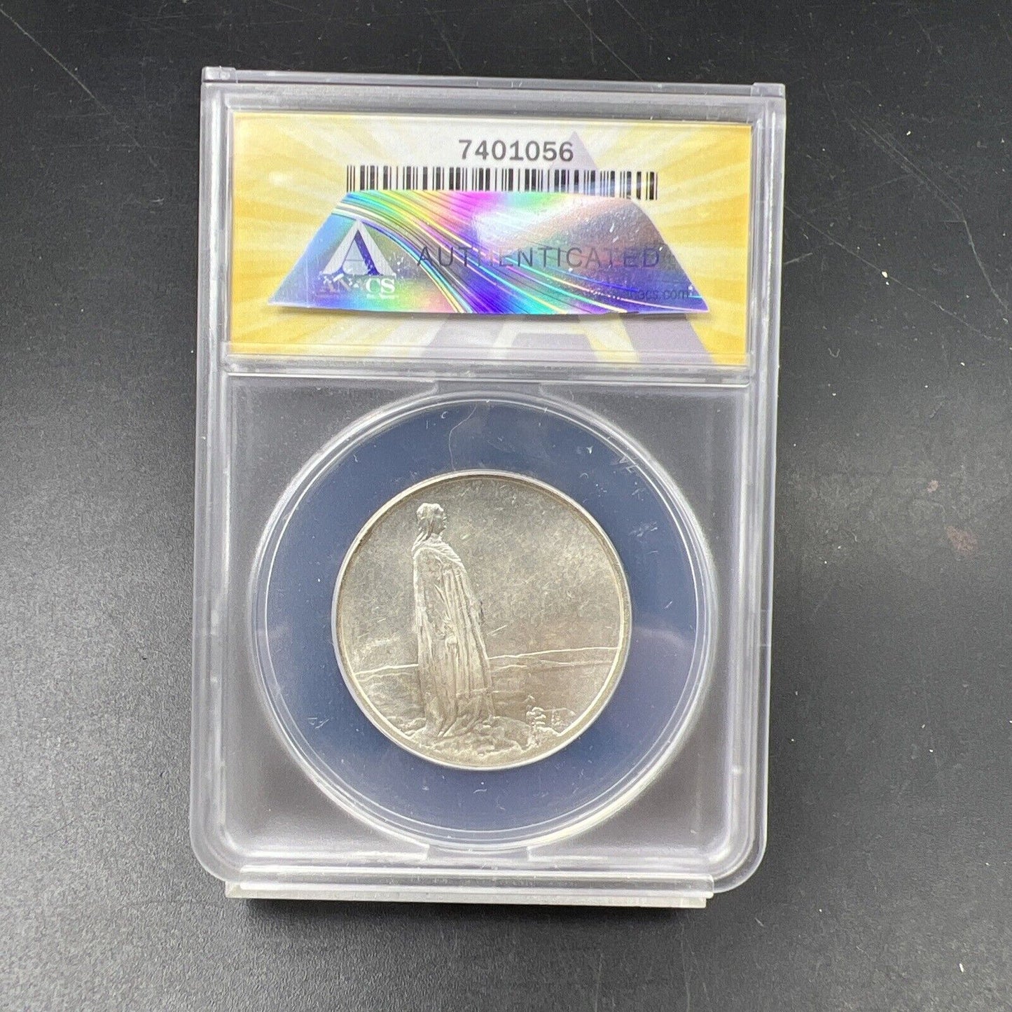 1914 Norway 2 Kroner Silver Coin ANACS MS61 BU UNC Certified