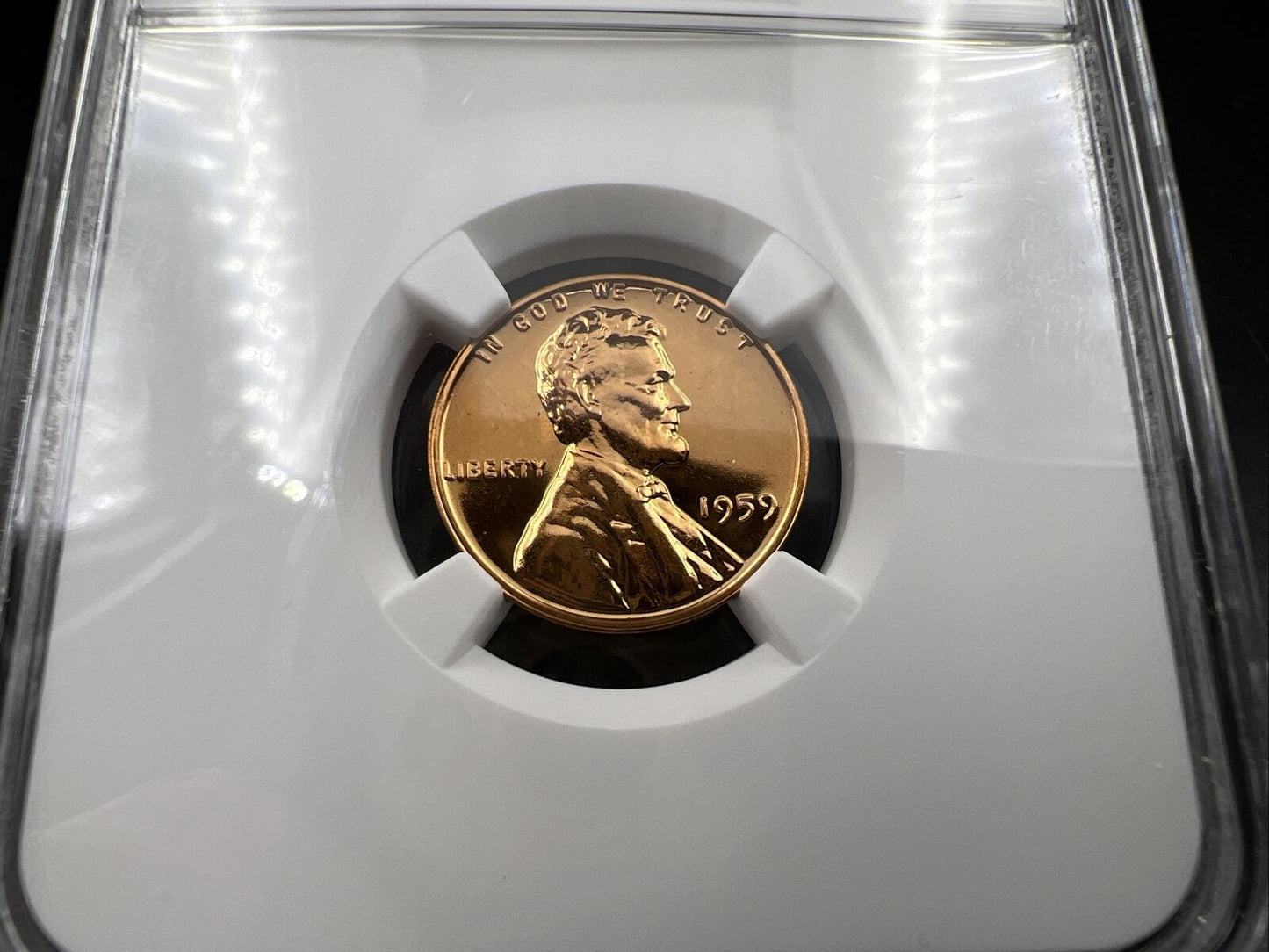 1959 1c Lincoln Memorial Cent Penny Coin PF68 1st Year of Issue Gem Proof #009