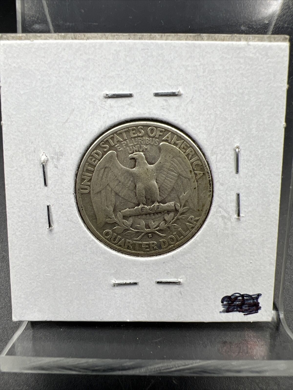 1932 S 25c Washington Silver Quarter Coin Choice Fine Circ Semi Key Date