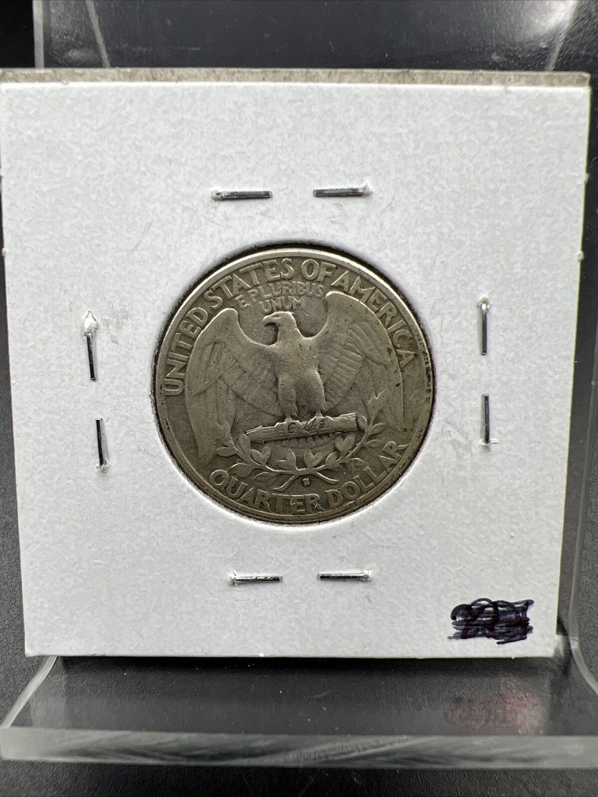 1932 S 25c Washington Silver Quarter Coin Choice Fine Circ Semi Key Date