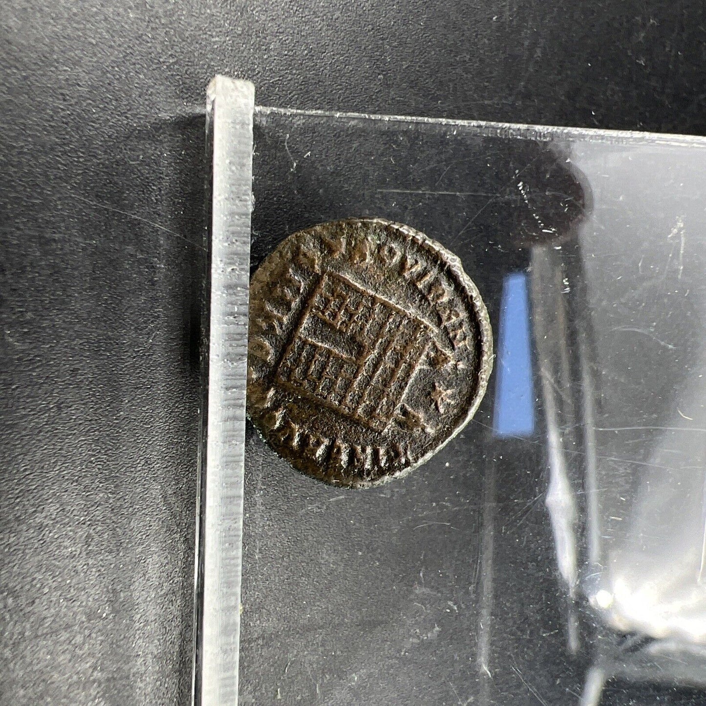 Ancient Roman Bronze Coin Circulated condition uncleaned - SKU #24AX1124