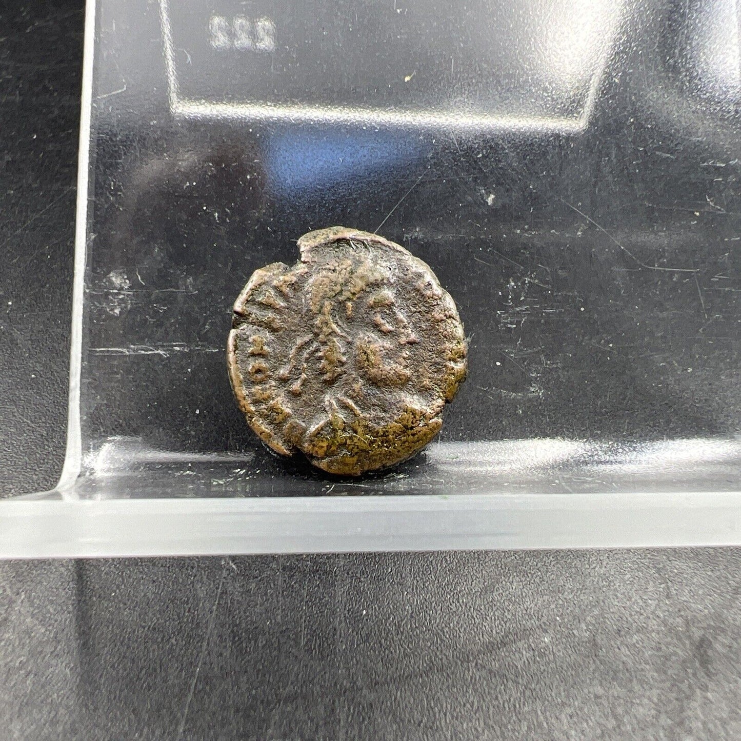 Ancient Roman Bronze Coin Circulated condition uncleaned - SKU #CF1124CF