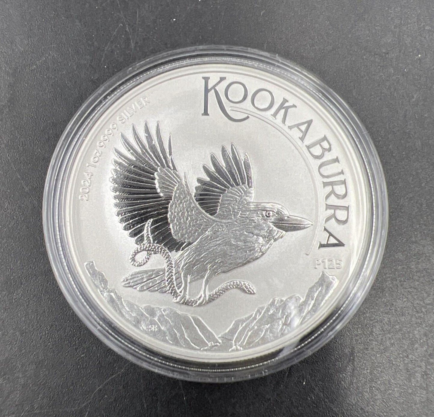 2024 1 Oz Silver Kookaburra Coin GEM BU In Capsule