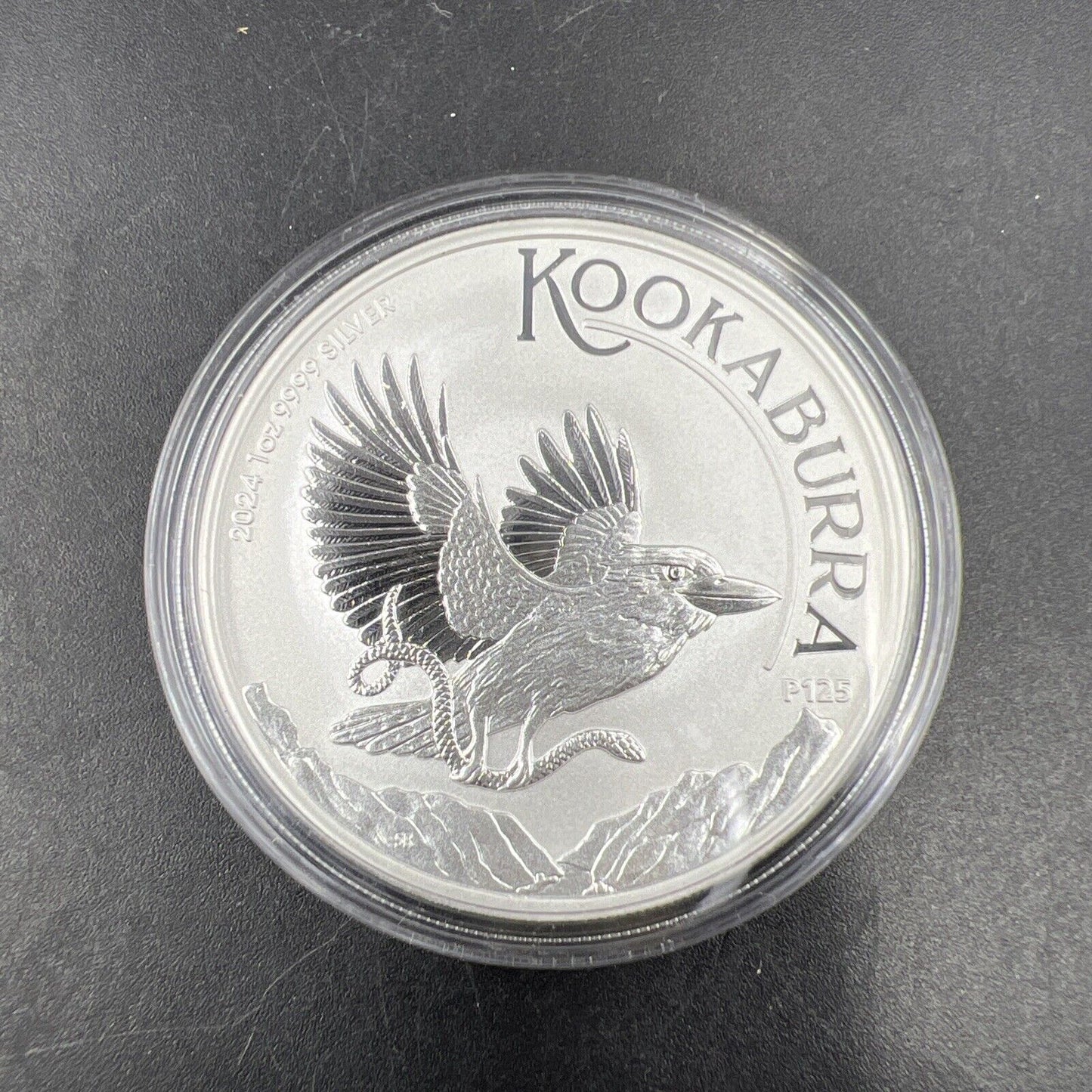 2024 1 Oz Silver Kookaburra Coin GEM BU In Capsule