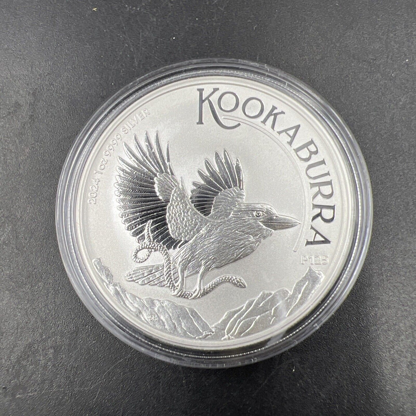 2024 1 Oz Silver Kookaburra Coin GEM BU In Capsule