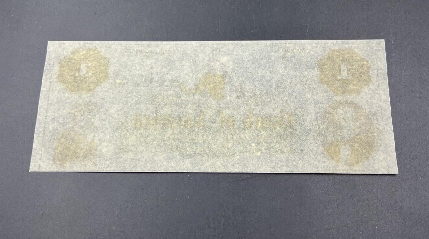 1860 $1 THE BANK OF AMERICA Providence RI OBSOLETE One Dollar Bill CH UNC EPPQ