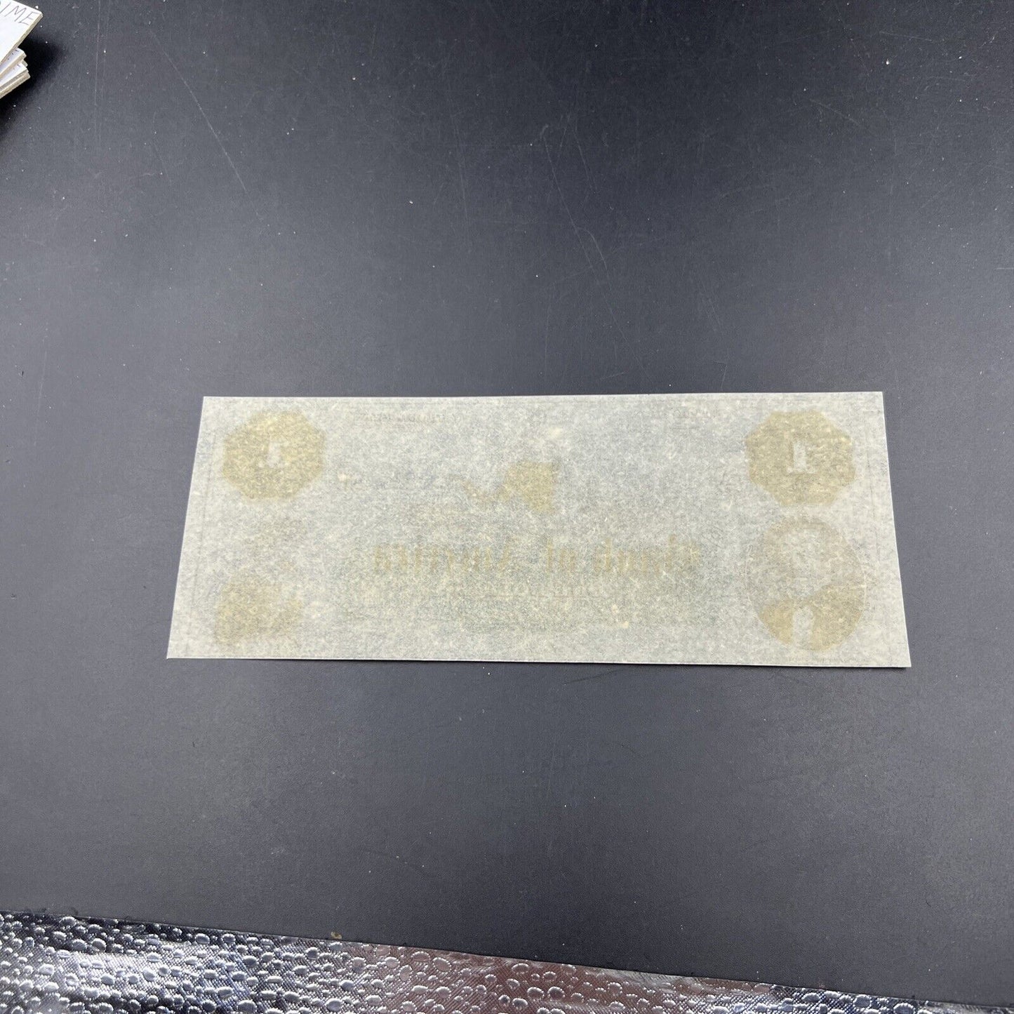 1860 $1 THE BANK OF AMERICA Providence RI OBSOLETE One Dollar Bill CH UNC EPPQ