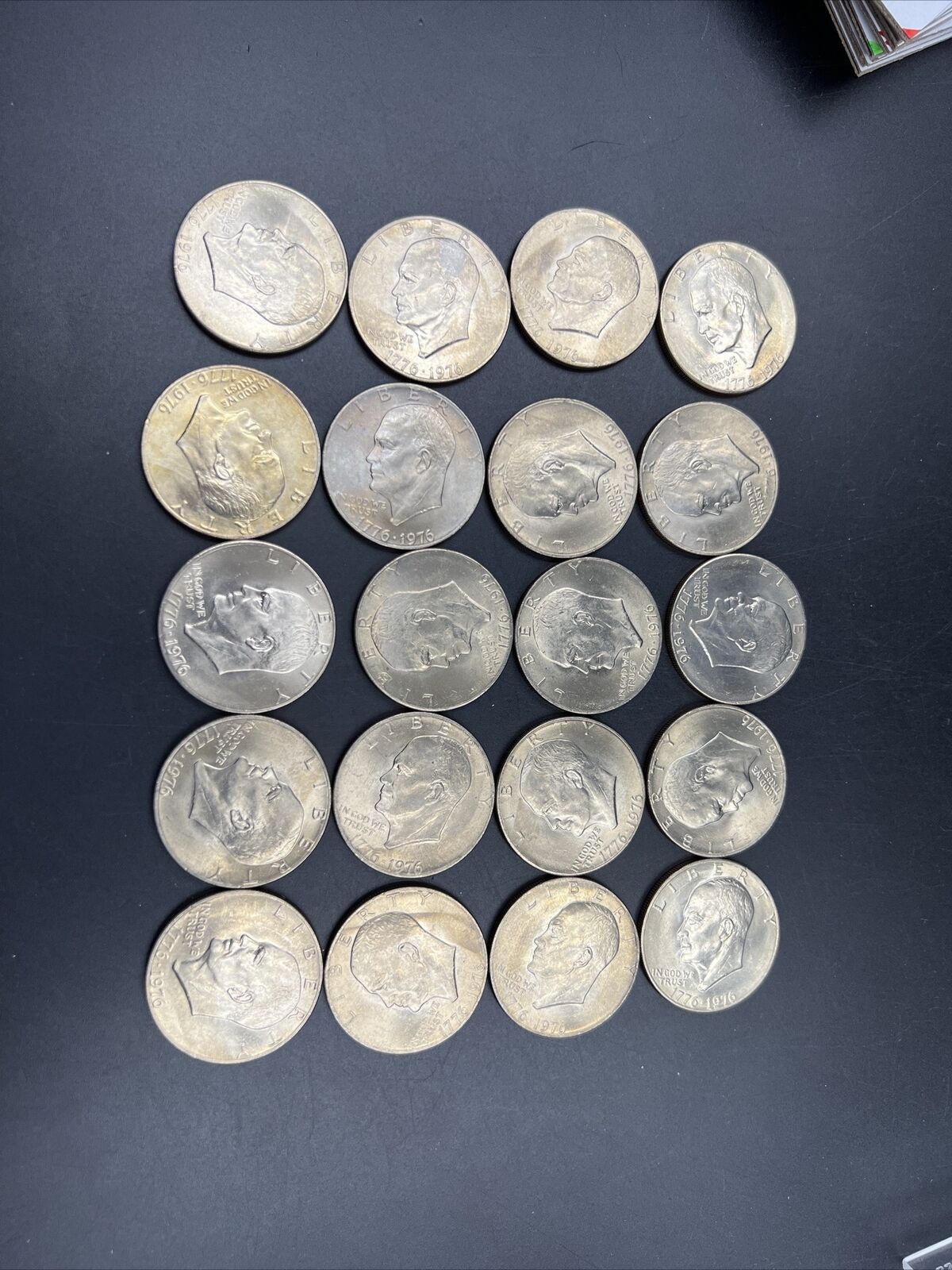 1976 P $1 Type 2 Ike Eisenhower CLAD Dollar 20 Coin Choice BU UNC Roll (exact A)