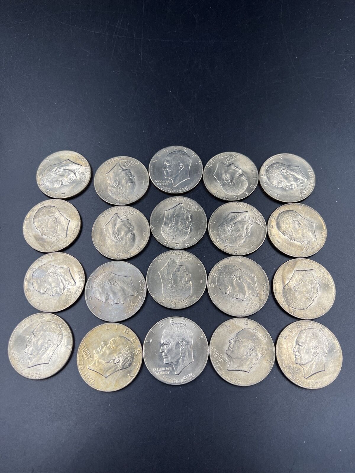 1976 P $1 Type 2 Ike Eisenhower CLAD Dollar 20 Coin Choice BU UNC Roll (exact A)