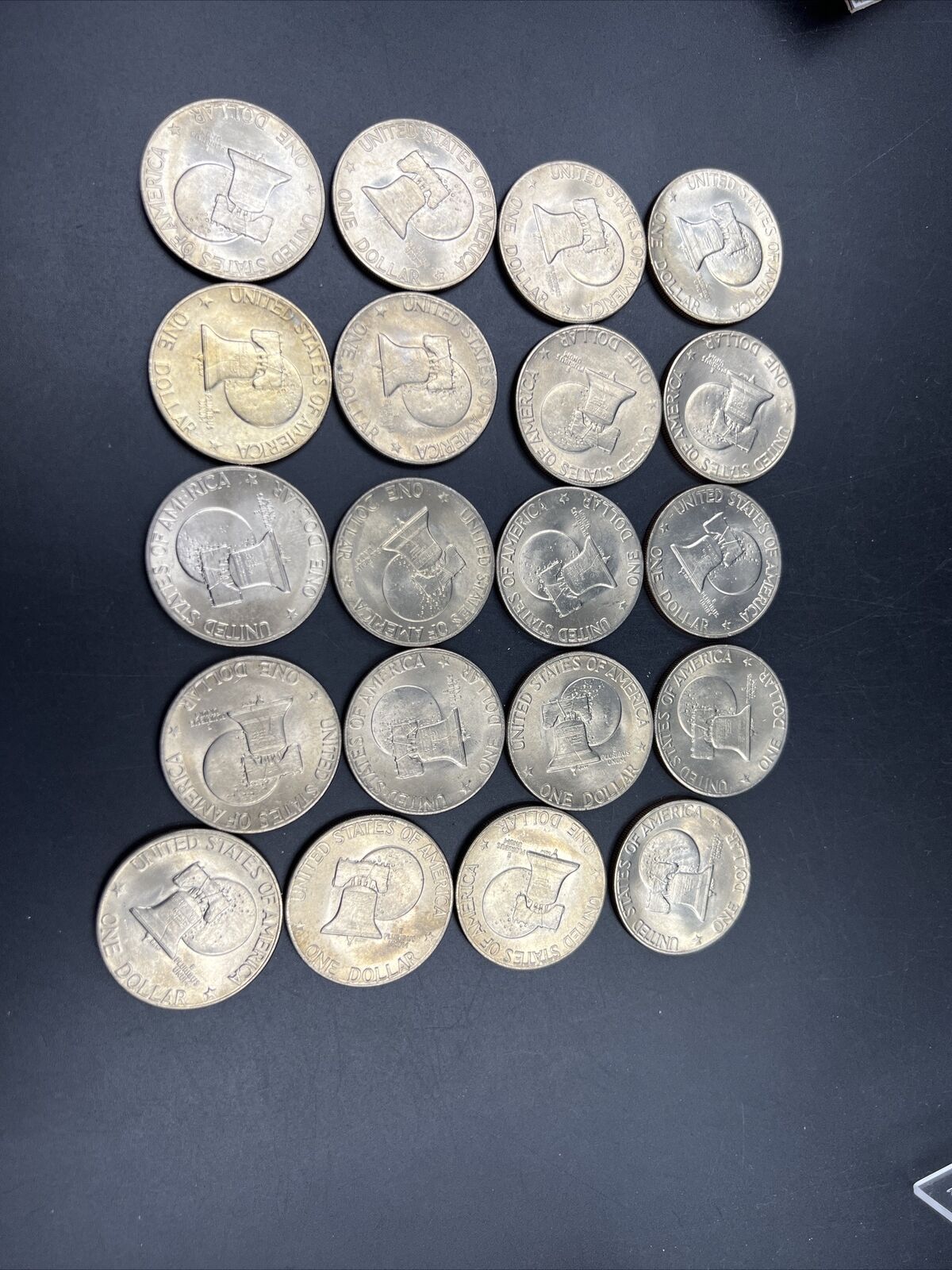 1976 P $1 Type 2 Ike Eisenhower CLAD Dollar 20 Coin Choice BU UNC Roll (exact A)
